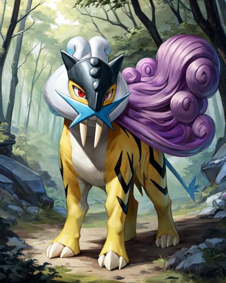 00426-2535005663-(feral_1.2),raikou,thin,hi res,soft shading,good anatomy,((jagged tail_1.2)),cinematic lighting,by woolrool,crayon _(artist_),bu.png